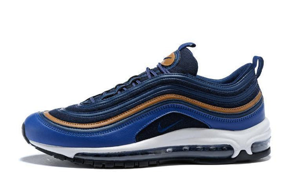Nike Air Max 97 DK Blue Coffee Shoes Sale Men Size US 7, 8, 8.5, 9, 10, 11