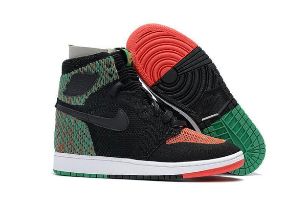 Nike Air Jordan 1 High Retro Flyknit BHM Shoes Basketball Men Size US 7 - 13