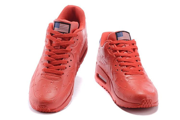 Nike Air Max 90 'Independence Day Red' Shoes Sneaker Sale Men Size US 7, 8, 8.5, 9, 10, 11