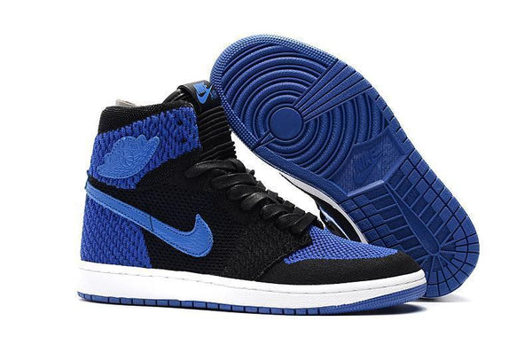Nike Air Jordan 1 High Retro Flyknit Navy Black Shoes Basketball Men Size US 7 - 13