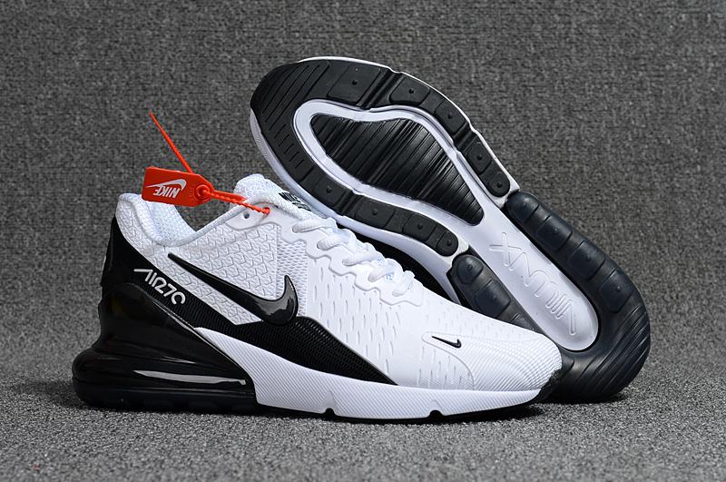 Nike Air Max 270 Black White Sneaker Shoes Sale Men Women Size 5.5 - 11