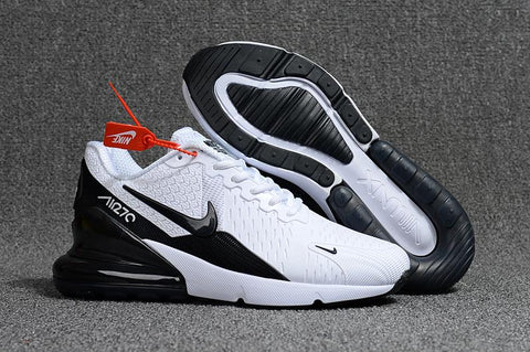Nike Air Max 270 Black White Sneaker Shoes Sale Men Women Size 5.5 - 11