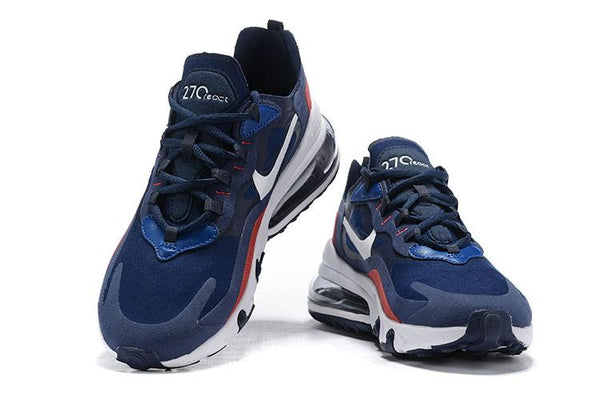 Nike Air Max 270 React GS 'Navy Red' Sneaker Shoes Sale Men Size 5.5 - 11