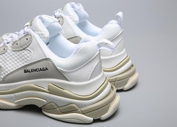 Balenciaga Triple S Trainer 'White Tan' Shoes Sneaker Sale Men Women Size 35-45