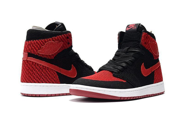 Nike Air Jordan 1 High Retro Flyknit Red Shoes Basketball Men Size US 7 - 13