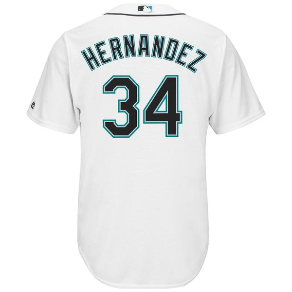 Felix Hernandez Seattle Mariners Majestic Cool Base Player Jersey - White - 2019