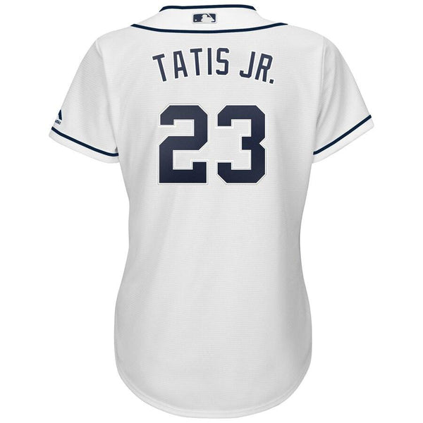 Fernando Tatis Jr. San Diego Padres Majestic Women's Home Cool Base Player Jersey - White 2019