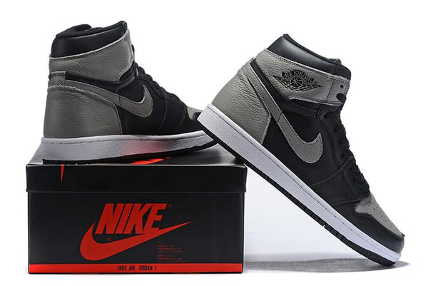 Nike Air Jordan 1 Retro High OG 'Shadow' 2018 Black Grey Sneaker Shoes Sale Men Size 7-12