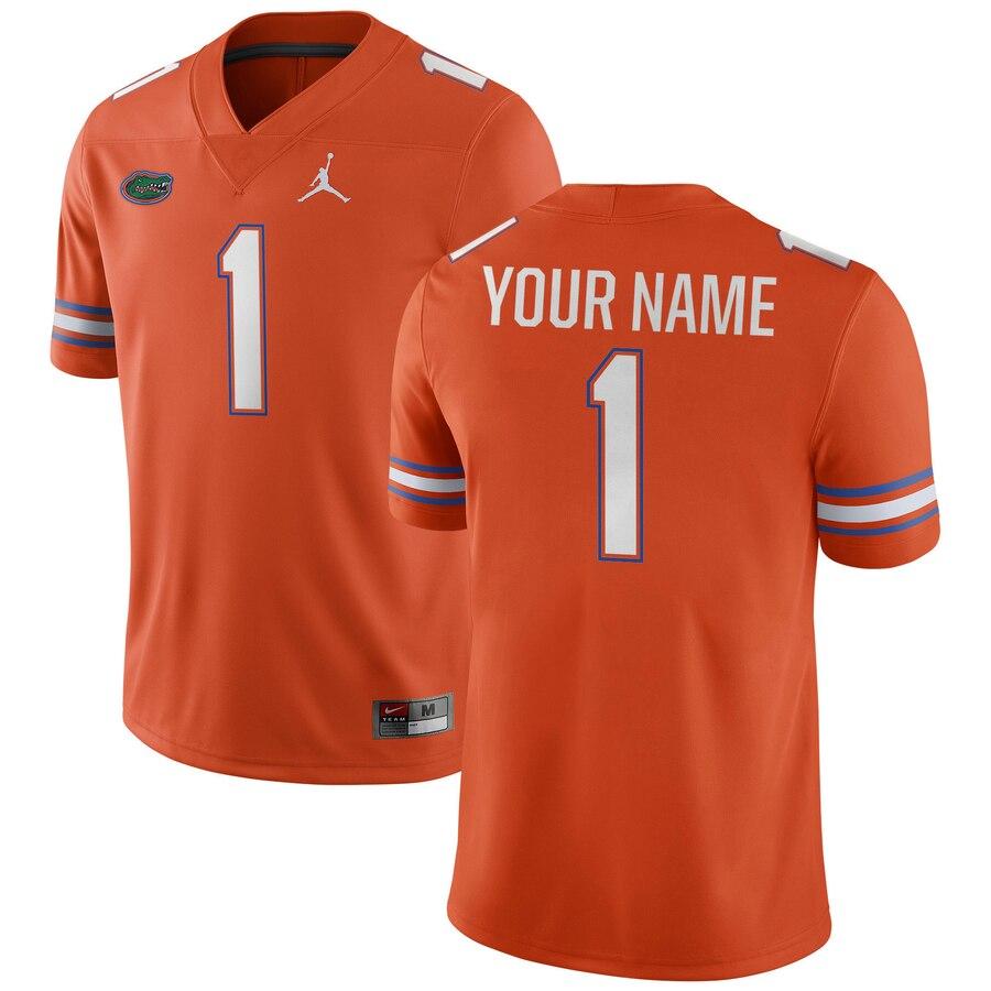 Florida Gators Jordan Brand Custom Game Jersey – Orange 2019