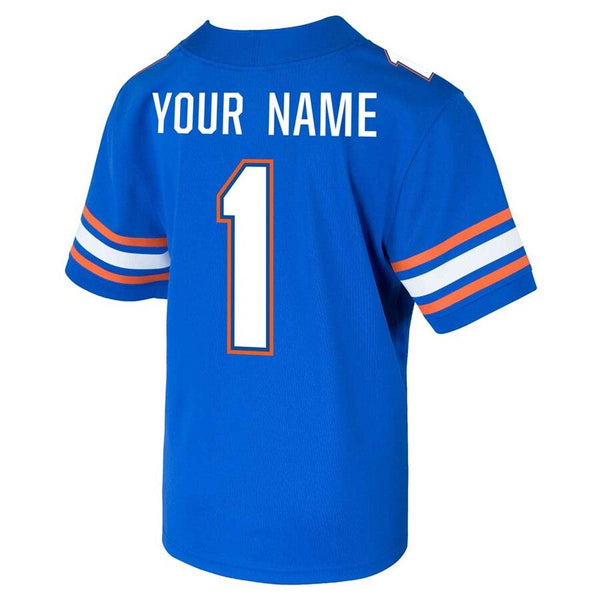 Florida Gators Jordan Brand Youth Custom Game Jersey – Royal 2019