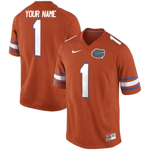 Florida Gators Men's Custom Game Jersey - Orange 2019