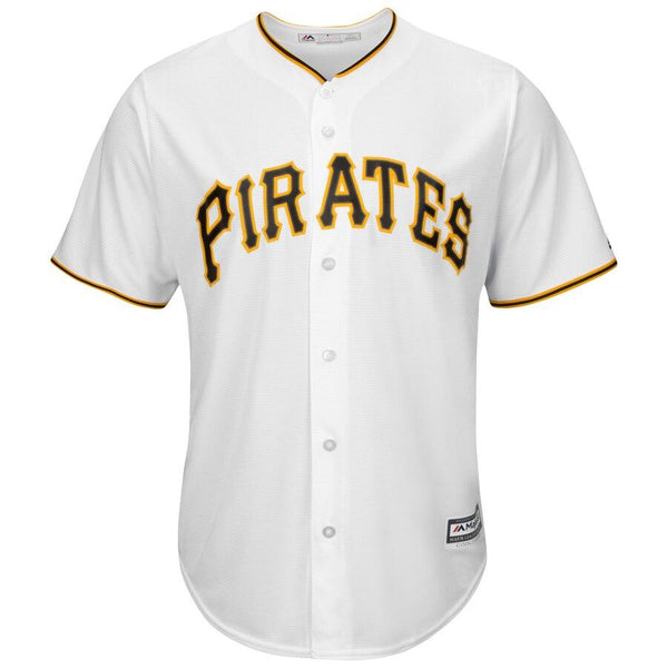 Francisco Cervelli Pittsburgh Pirates Majestic Cool Base Player Jersey - White 2019