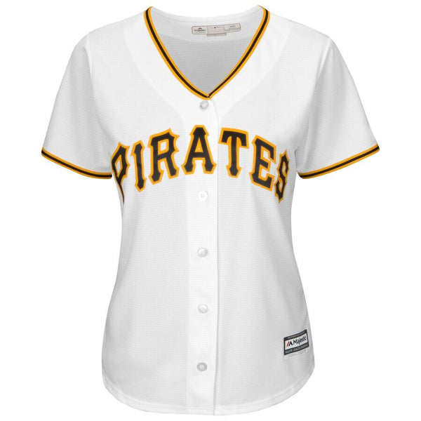 Francisco Cervelli Pittsburgh Pirates Majestic Women's Home Cool Base Player Jersey - White 2019