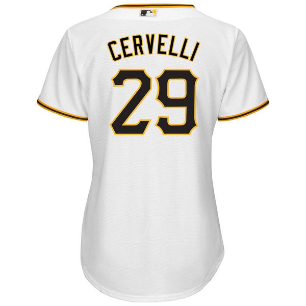 Francisco Cervelli Pittsburgh Pirates Majestic Women's Home Cool Base Player Jersey - White 2019