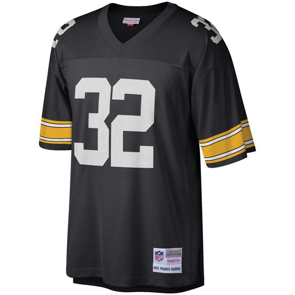 Franco Harris Pittsburgh Steelers Mitchell &amp; Ness Retired Player Replica Jersey - Black 2019