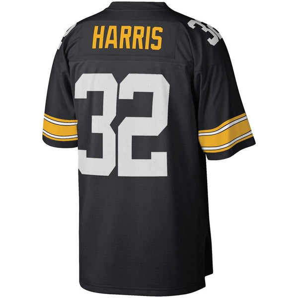 Franco Harris Pittsburgh Steelers Mitchell &amp; Ness Retired Player Replica Jersey - Black 2019
