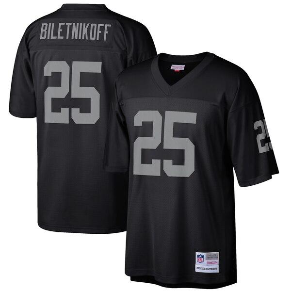 Fred Biletnikoff Oakland Raiders Mitchell &amp; Ness Retired Player Vintage Replica Jersey - Black 2019