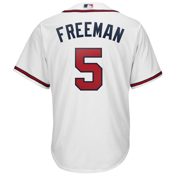 Freddie Freeman Atlanta Braves Majestic 2019 Home Official Cool Base Player Jersey - White 2019