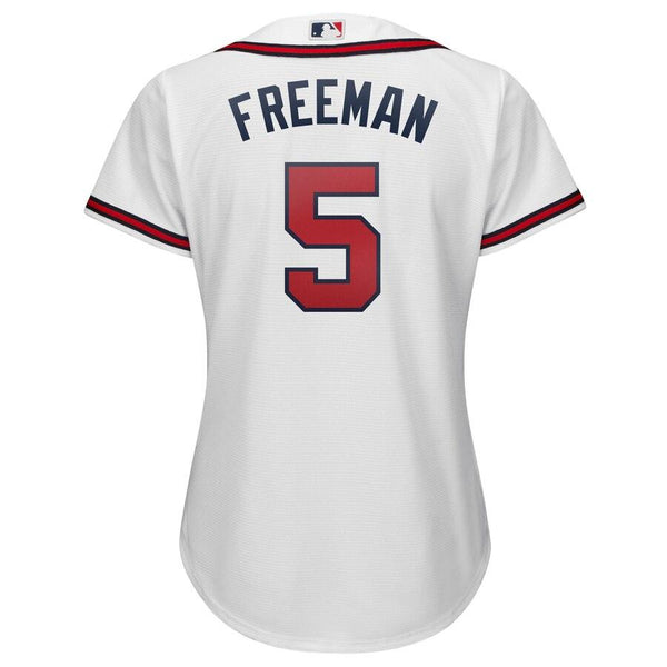 Freddie Freeman Atlanta Braves Majestic Women's 2019 Home Cool Base Player Jersey - White 2019