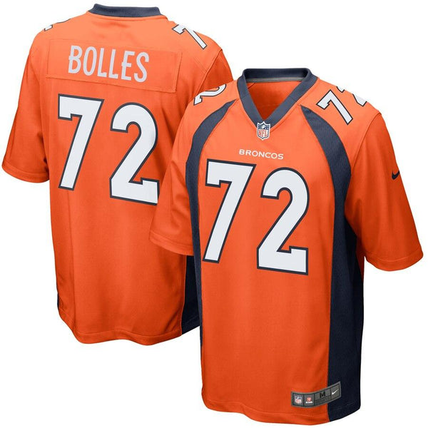 Garett Bolles Denver Broncos Game Jersey - Orange 2019