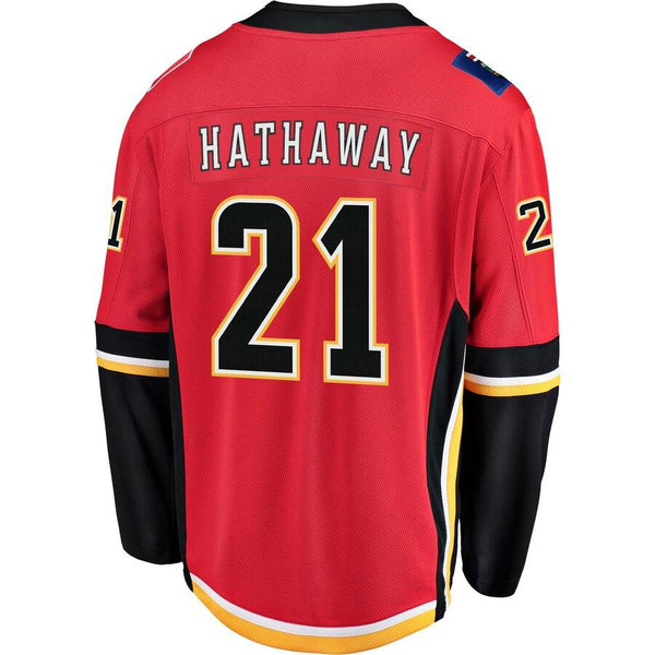Garnet Hathaway Calgary Flames Breakaway Player Jersey – Red 2019
