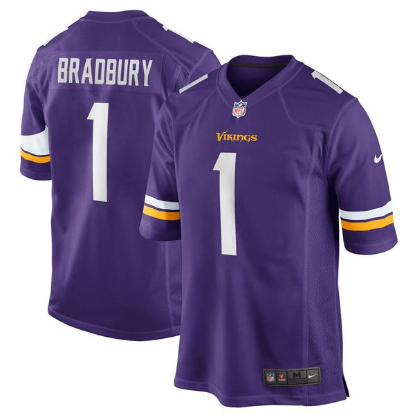 Garrett Bradbury Minnesota Vikings 2019 NFL Draft First Round Pick Game Jersey – Purple 2019