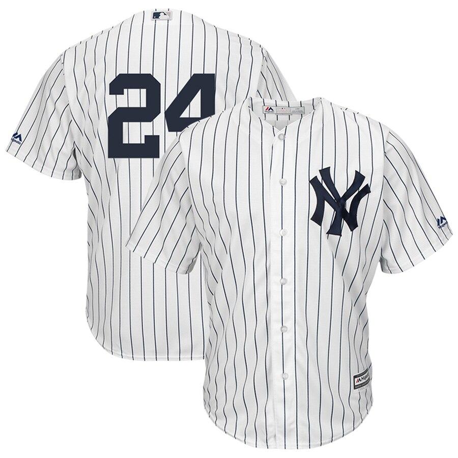 Gary Sanchez New York Yankees Majestic Cool Base Player Replica Jersey – White 2019