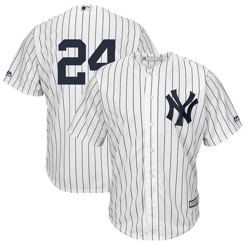 Gary Sanchez New York Yankees Majestic Cool Base Player Replica Jersey – White 2019