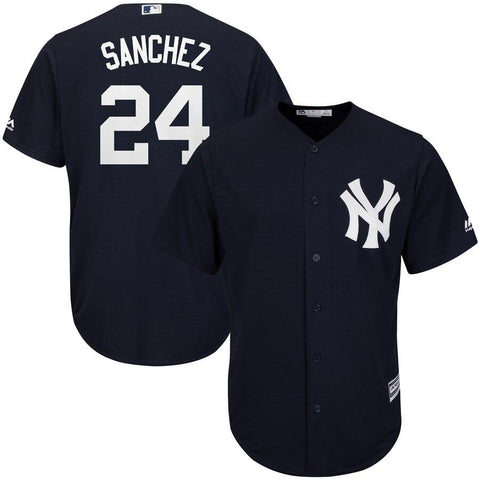 Gary Sanchez New York Yankees Majestic Fashion Official Cool Base Replica Player Jersey - Navy 2019