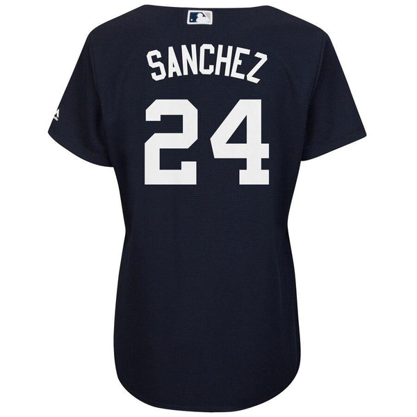 Gary Sanchez New York Yankees Majestic Women's Fashion Cool Base Player Jersey - Navy 2019