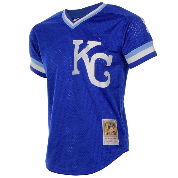 George Brett Kansas City Royals Mitchell &amp; Ness Batting Practice Jersey - Royal Blue 2019