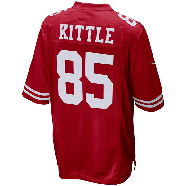 George Kittle San Francisco 49ers Game Jersey - Scarlet 2019