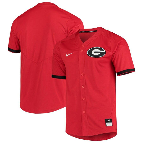 Georgia Bulldogs Vapor Untouchable Elite Full-Button Replica Baseball Jersey - Red 2019