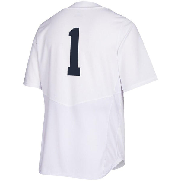 Georgia Tech Yellow Jackets  Full Button Baseball Jersey - White 2019