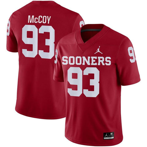 Gerald McCoy Oklahoma Sooners Jordan Brand Game Jersey – Crimson 2019