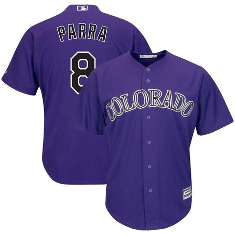 Gerardo Parra Colorado Rockies Majestic Alternate Official Cool Base Player Jersey - Purple 2019
