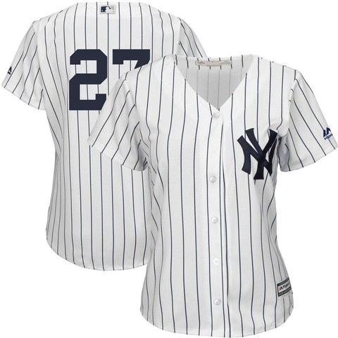 Giancarlo Stanton New York Yankees Majestic Women's Team Cool Base Player Jersey – White 2019