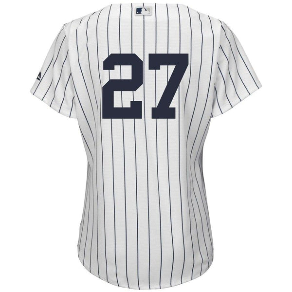 Giancarlo Stanton New York Yankees Majestic Women's Team Cool Base Player Jersey – White 2019