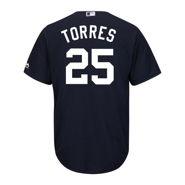 Gleyber Torres New York Yankees Majestic Alternate Official Cool Base Jersey – Navy 2019