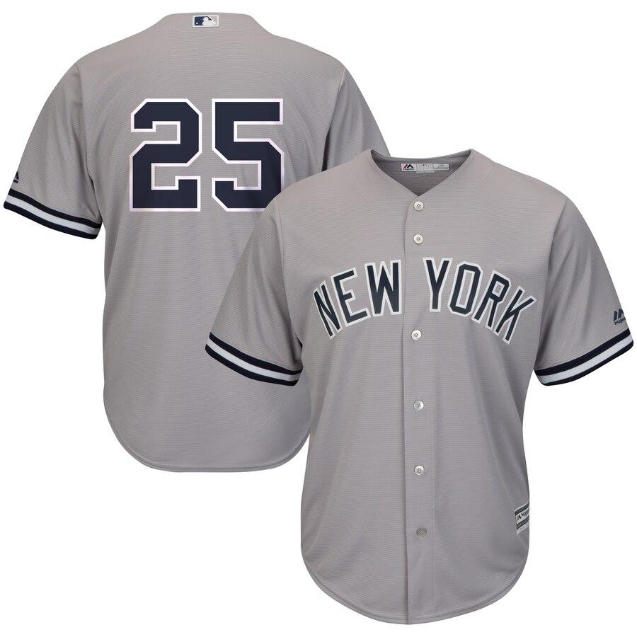 Gleyber Torres New York Yankees Majestic Road Official Cool Base Jersey – Gray 2019