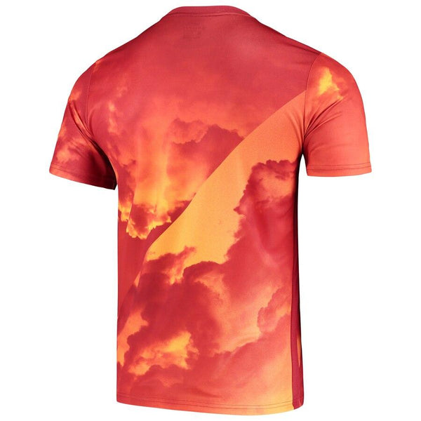 AS Roma Dry Performance T-Shirt - Red/Gold 2019
