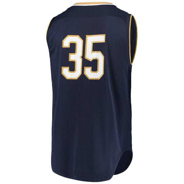 #35 Notre Dame Fighting Irish Under Armour Replica Basketball Jerseys - Navy/Gold 2019