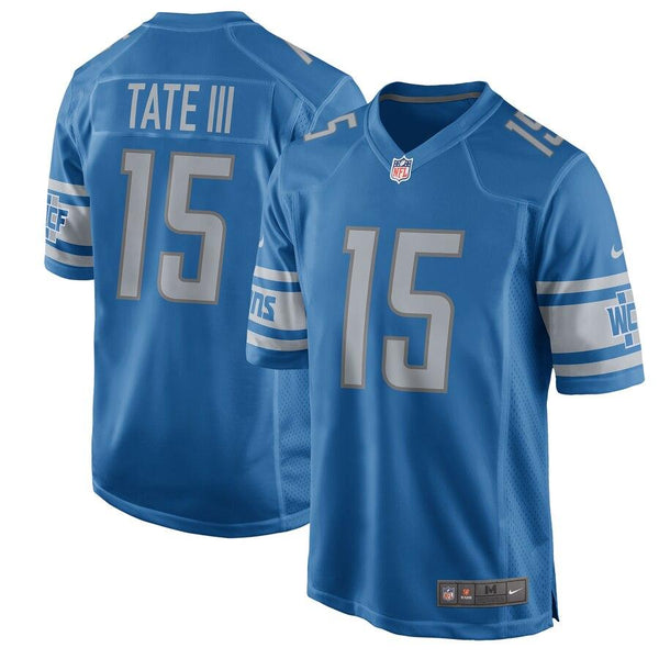 Golden Tate Detroit Lions Game Jersey - Blue 2019