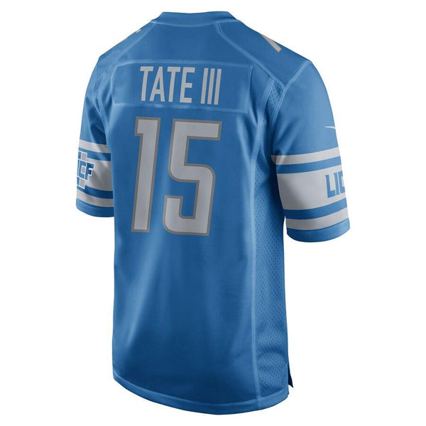 Golden Tate Detroit Lions Game Jersey - Blue 2019