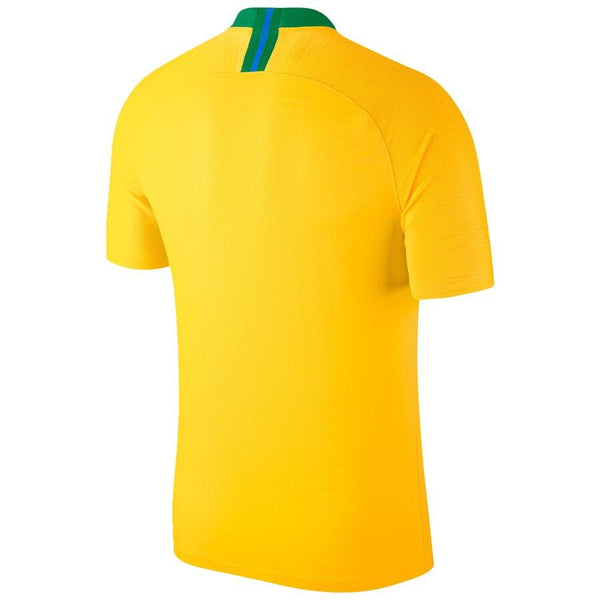 Brazil National Team Home Vapor Match Blank Jersey – Gold/Green 2019
