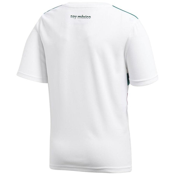Mexico National Team Youth Away Replica Blank Jersey – White/Green 2019