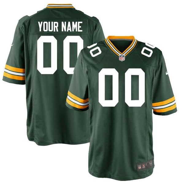 Green Bay Packers Custom Game Jersey - Green 2019
