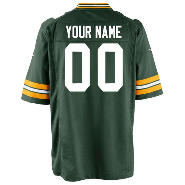 Green Bay Packers Custom Game Jersey - Green 2019