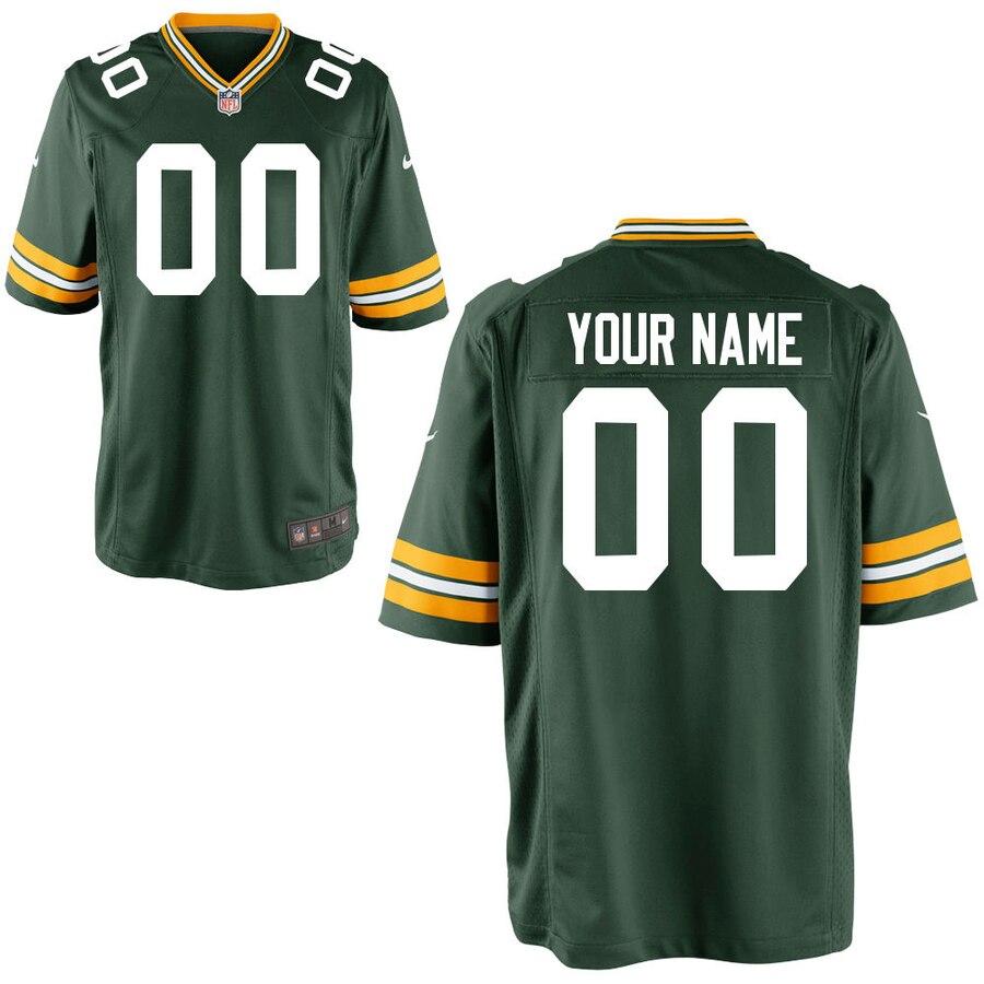 Green Bay Packers Custom Team Color - Game Jersey – Green 2019