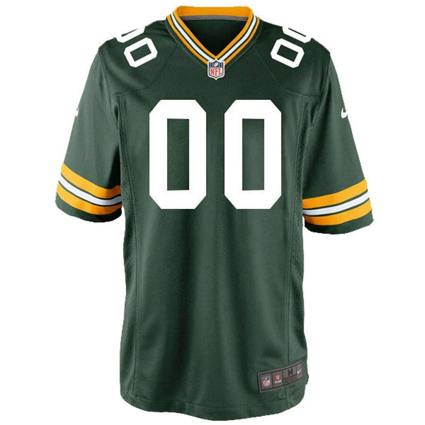Green Bay Packers Youth Custom Game Jersey - Green 2019